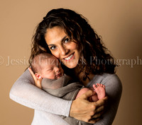 Newborn Family Portraits with the "D" Family
